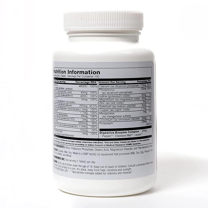 مولتی ویتامین 100کپسول یونیورسال