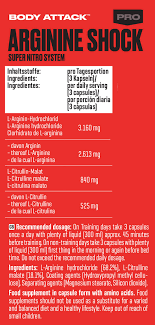 ال آرژنین شوک 180 کپسول بادی اتک