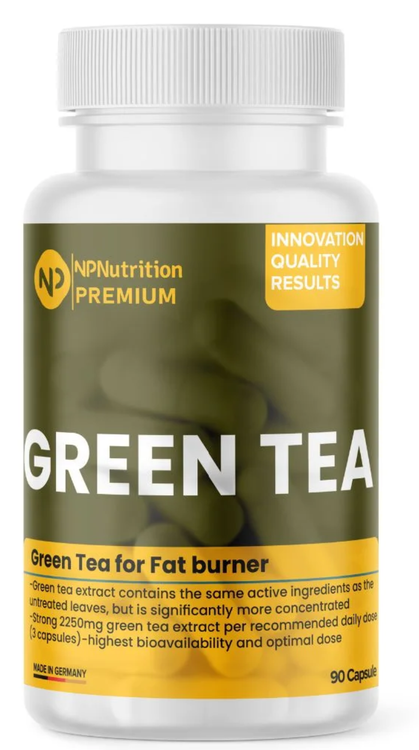 چای سبز (چربی سوز) ۹۰ کپسول ان پی نوتریشن