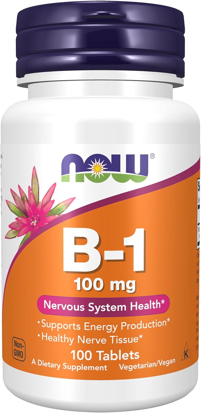 ویتامین B-1 (100 کپسول) NOW
