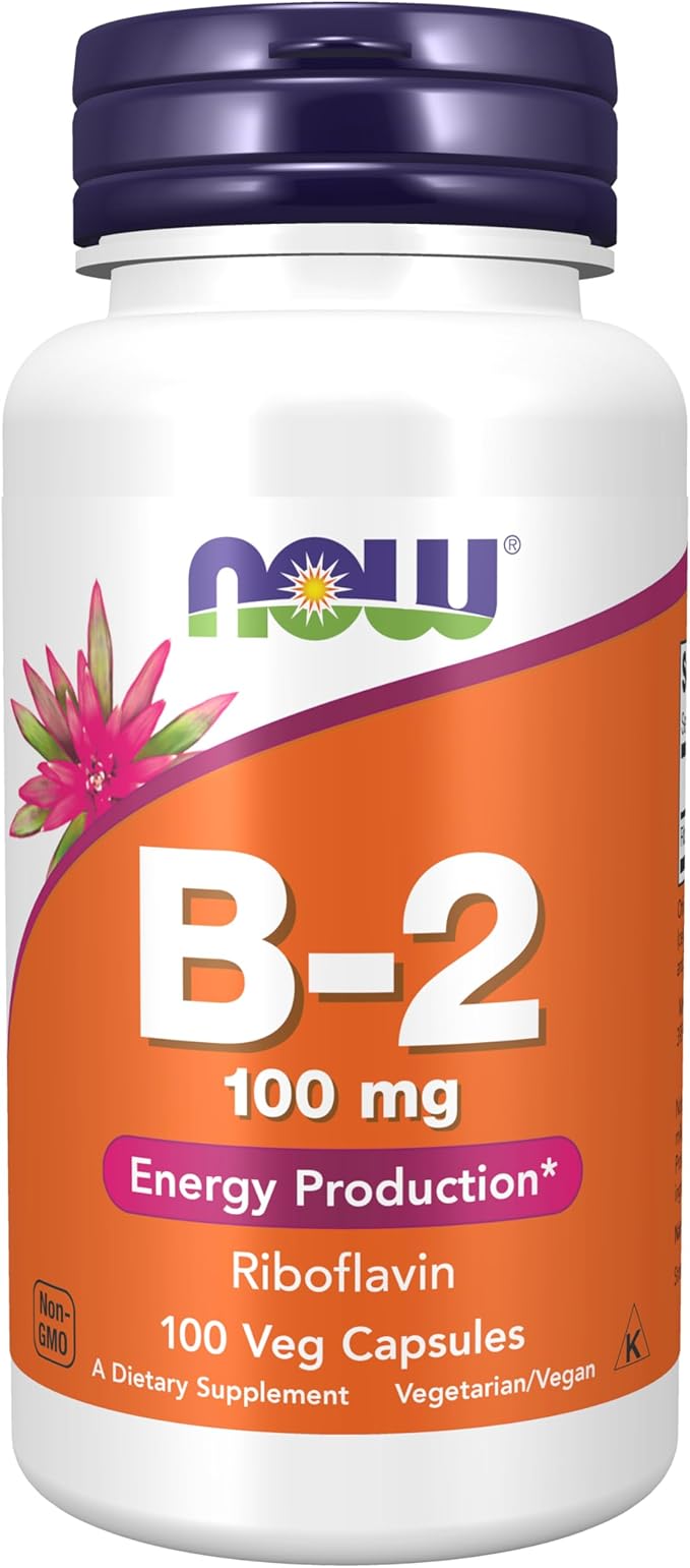 ویتامین B-2 (100 کپسول گیاهی) NOW
