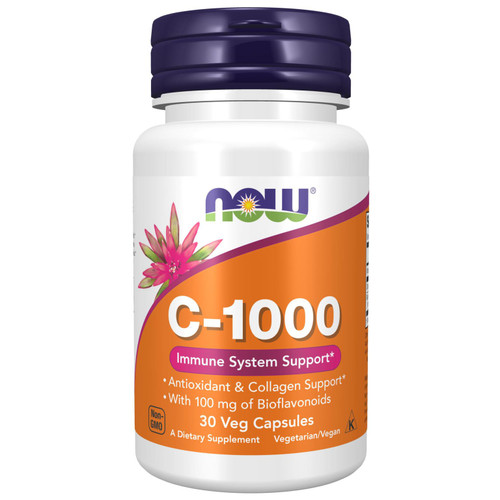 ویتامین C-1000 (30 کپسول گیاهی) NOW