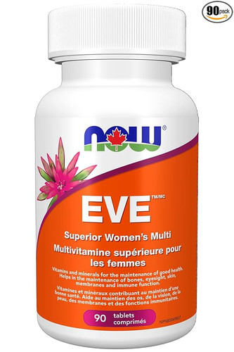 مولتی ویتامین بانوان EVE (۹۰ کپسول) NOW